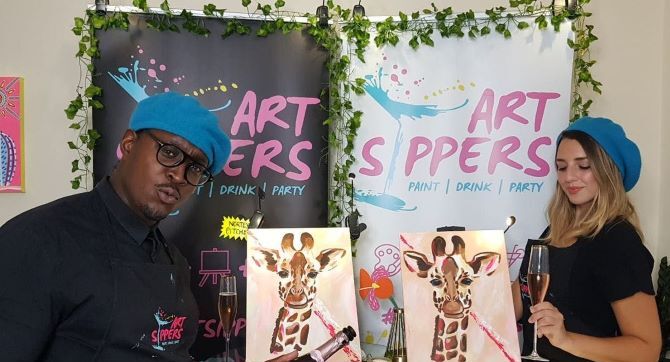 MARLO MEETS: ART SIPPERS